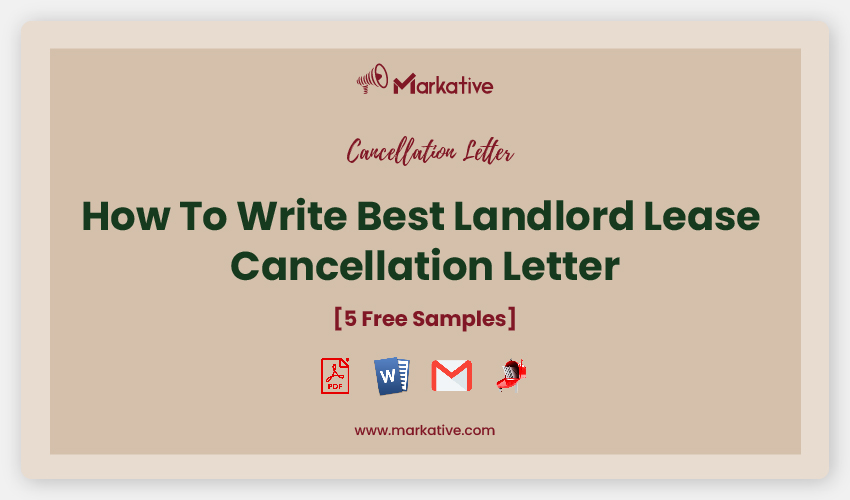 Lease Cancellation Letter