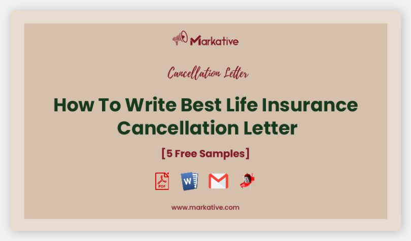 Life Insurance Cancellation Letter