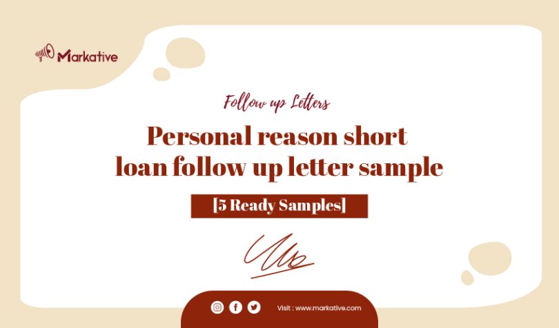 Loan Follow-Up Letter Sample