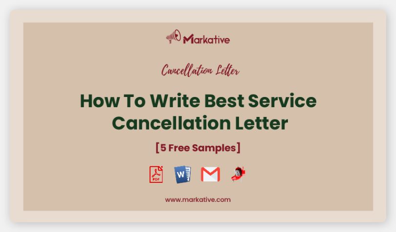 Service Cancellation Letter