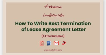 Termination of Lease Agreement Letter
