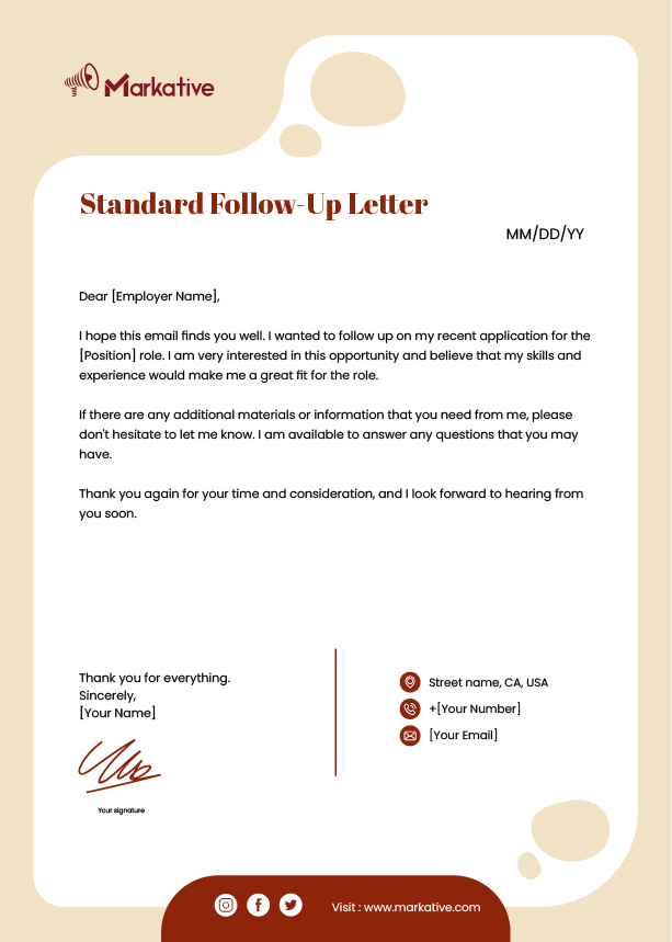 Thank-You Note Follow-Up