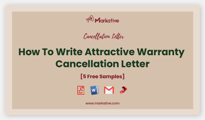 Warranty Cancellation Letter