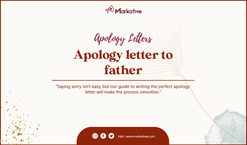 apology letter to father